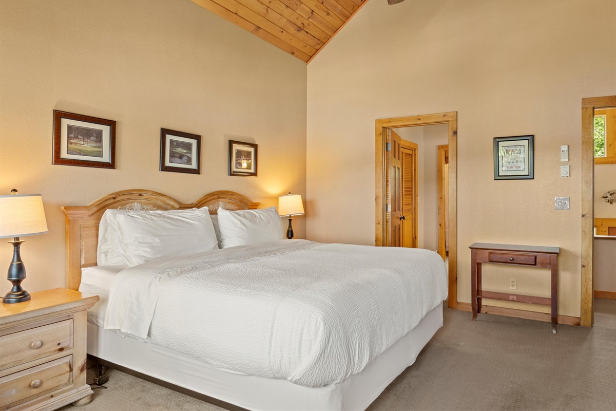Primary bedroom with King Bed
