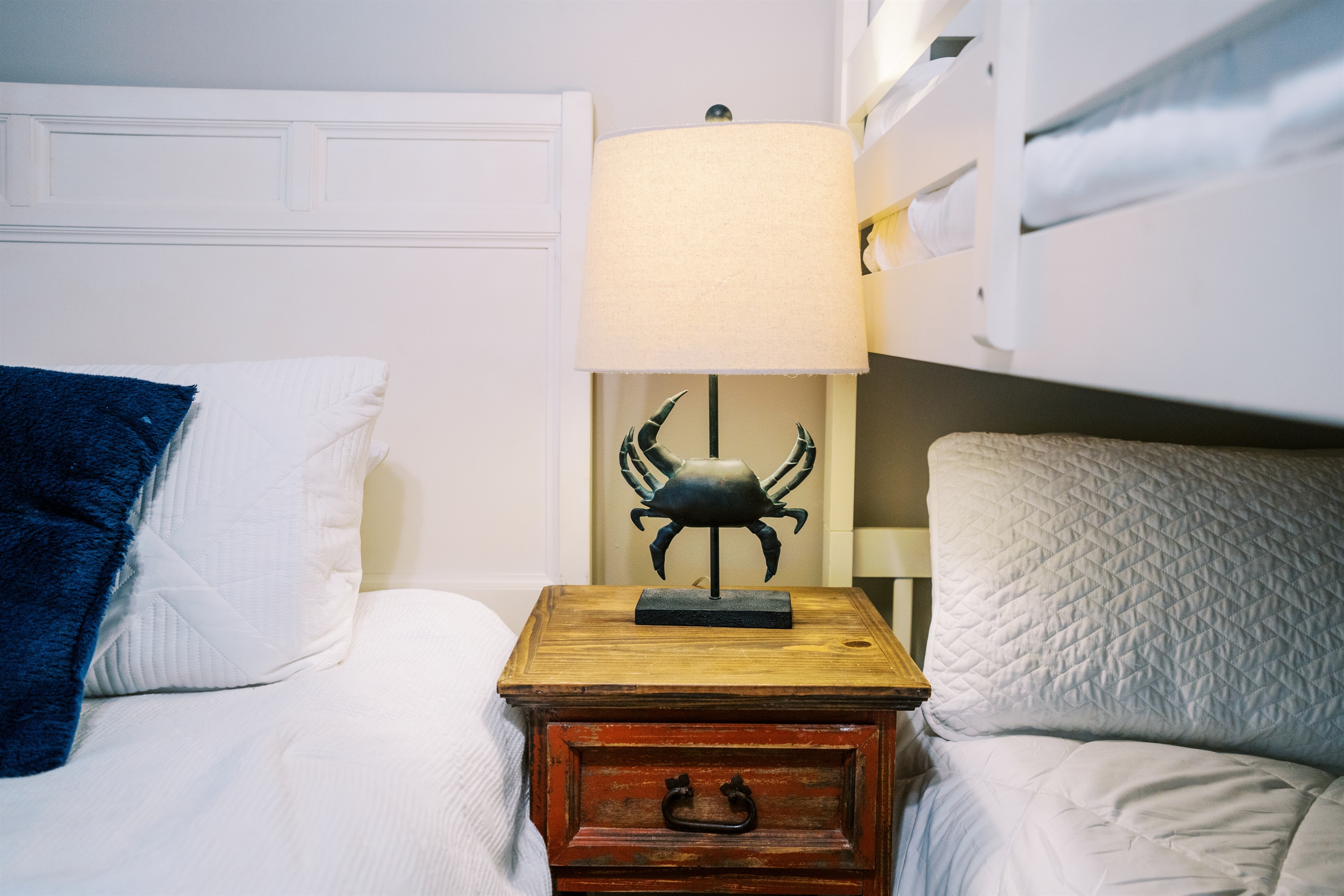Hints of the ocean no matter which room you choose to use.