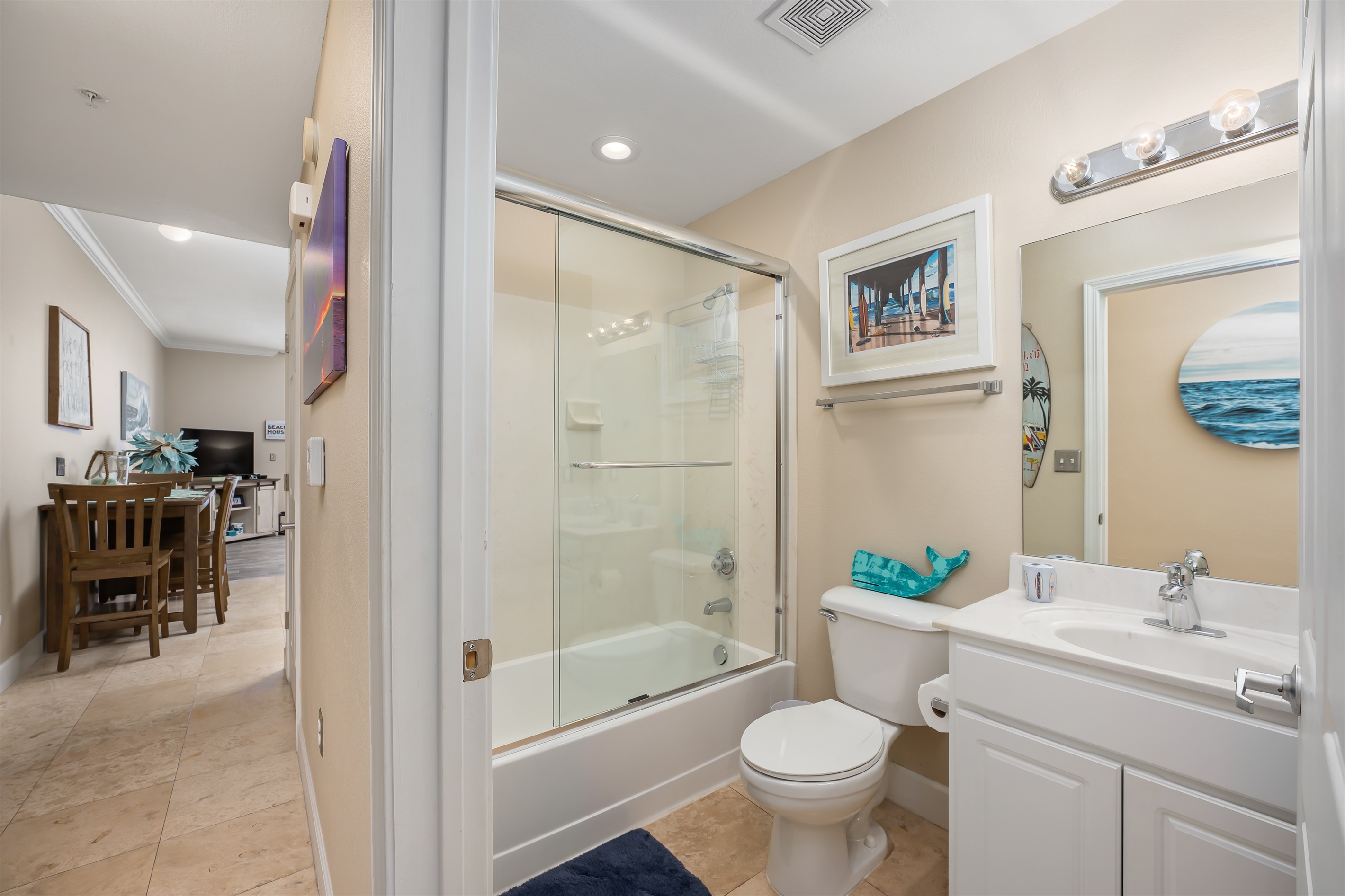 Hall bath