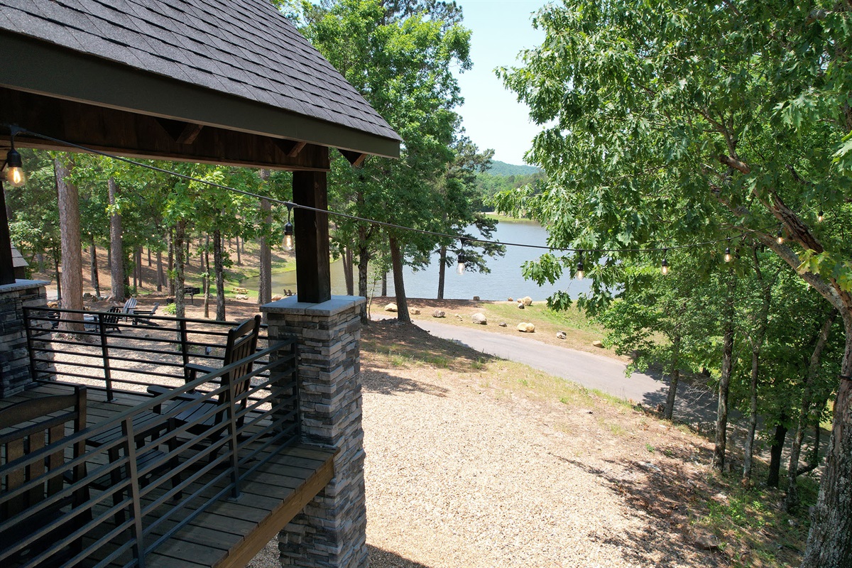 Lake View Front Porch Area