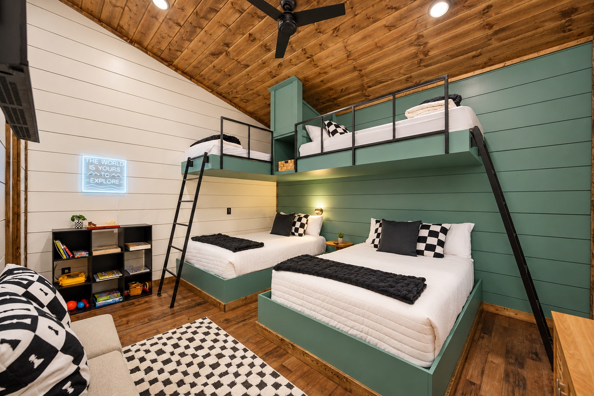 Let the little ones choose their bunks and turn bedtime into an adventure.