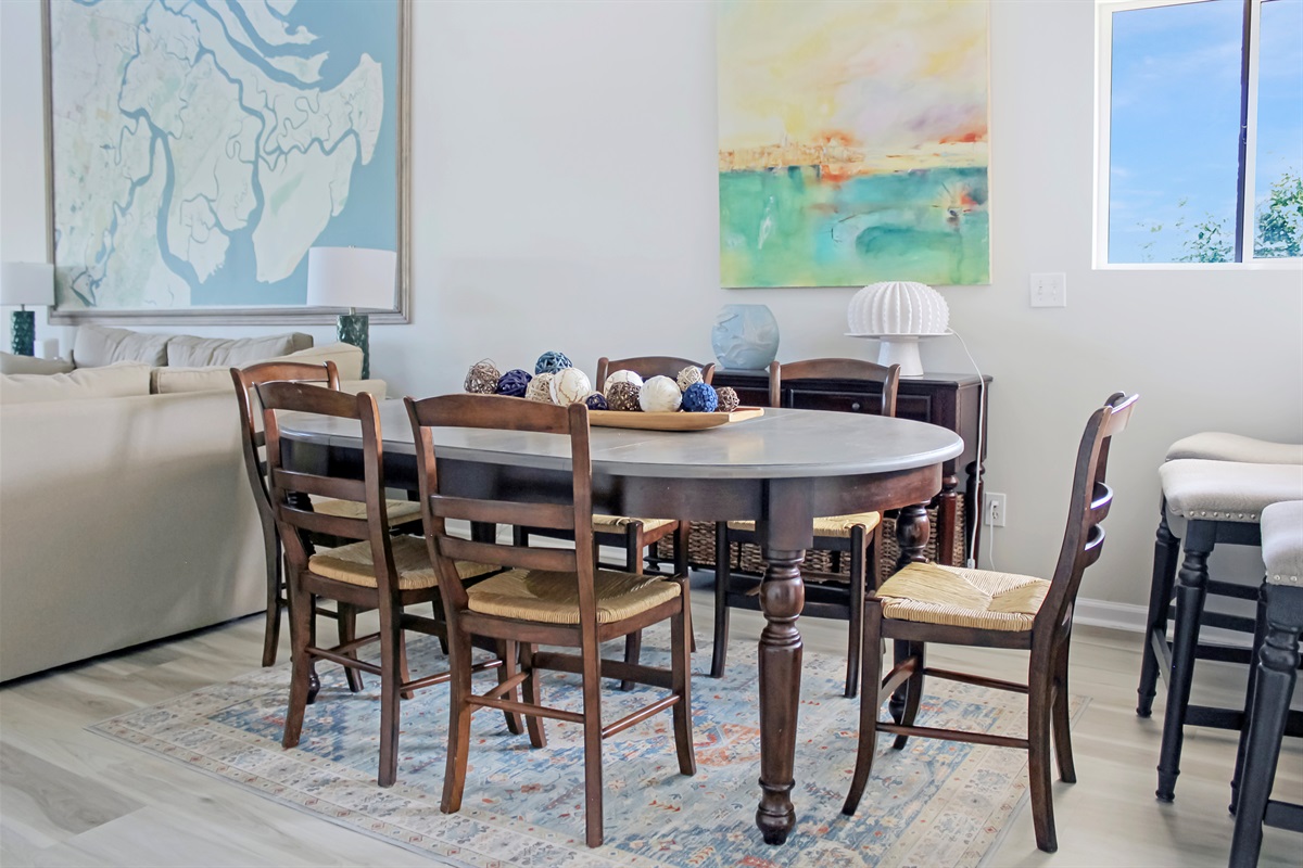Open layout means everyone stays close—whether you’re cooking or conversing.