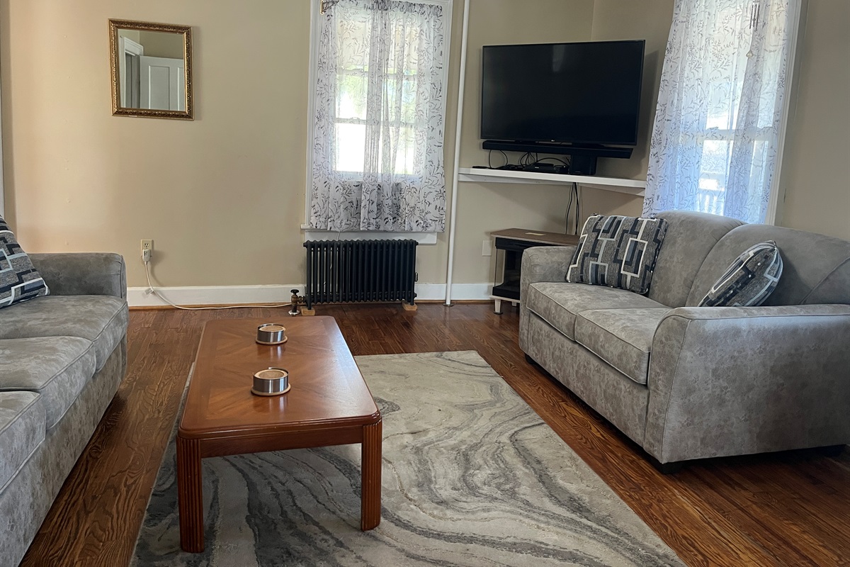 Living room, just off kitchen