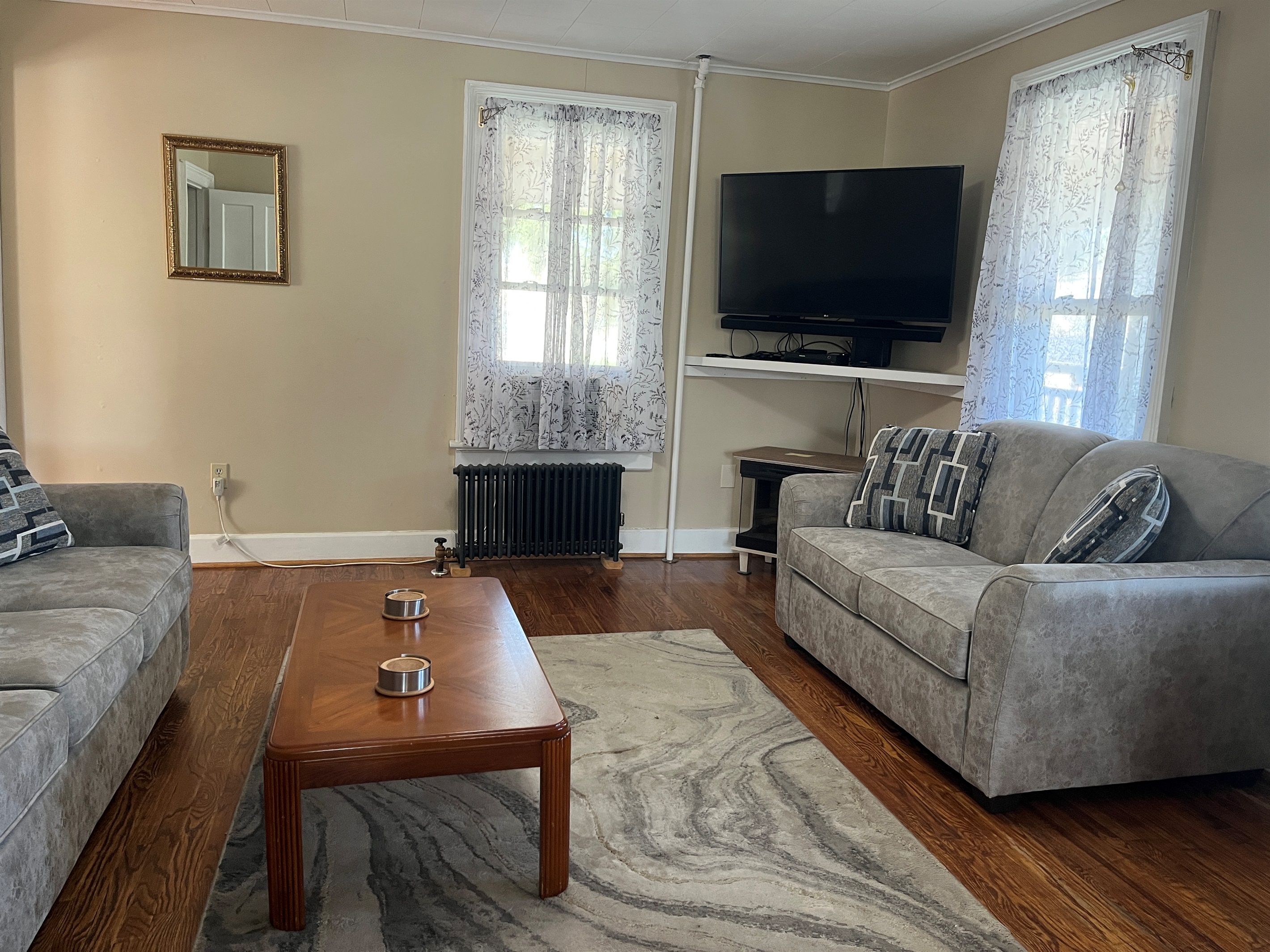 Living room, just off kitchen