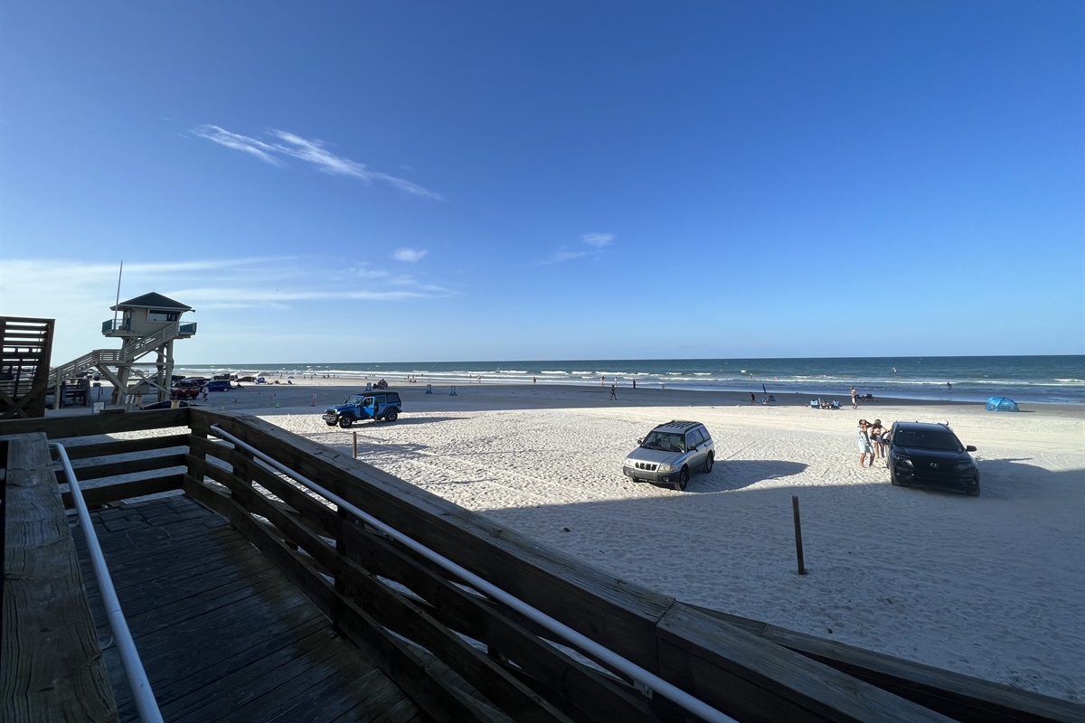 LIfeguard station right next door
