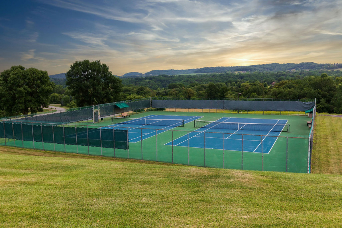 Tennis Courts and Pickleball Courts are available to guests