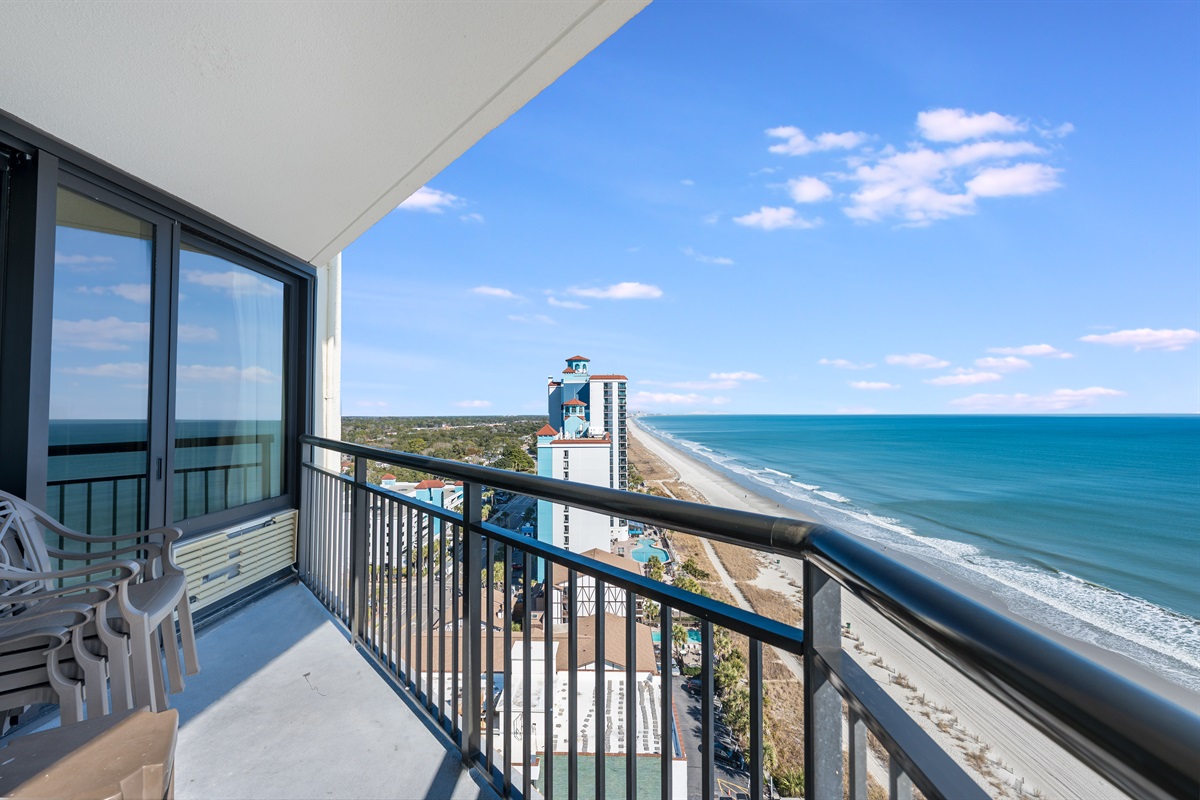 Breathtaking Views from Balcony!