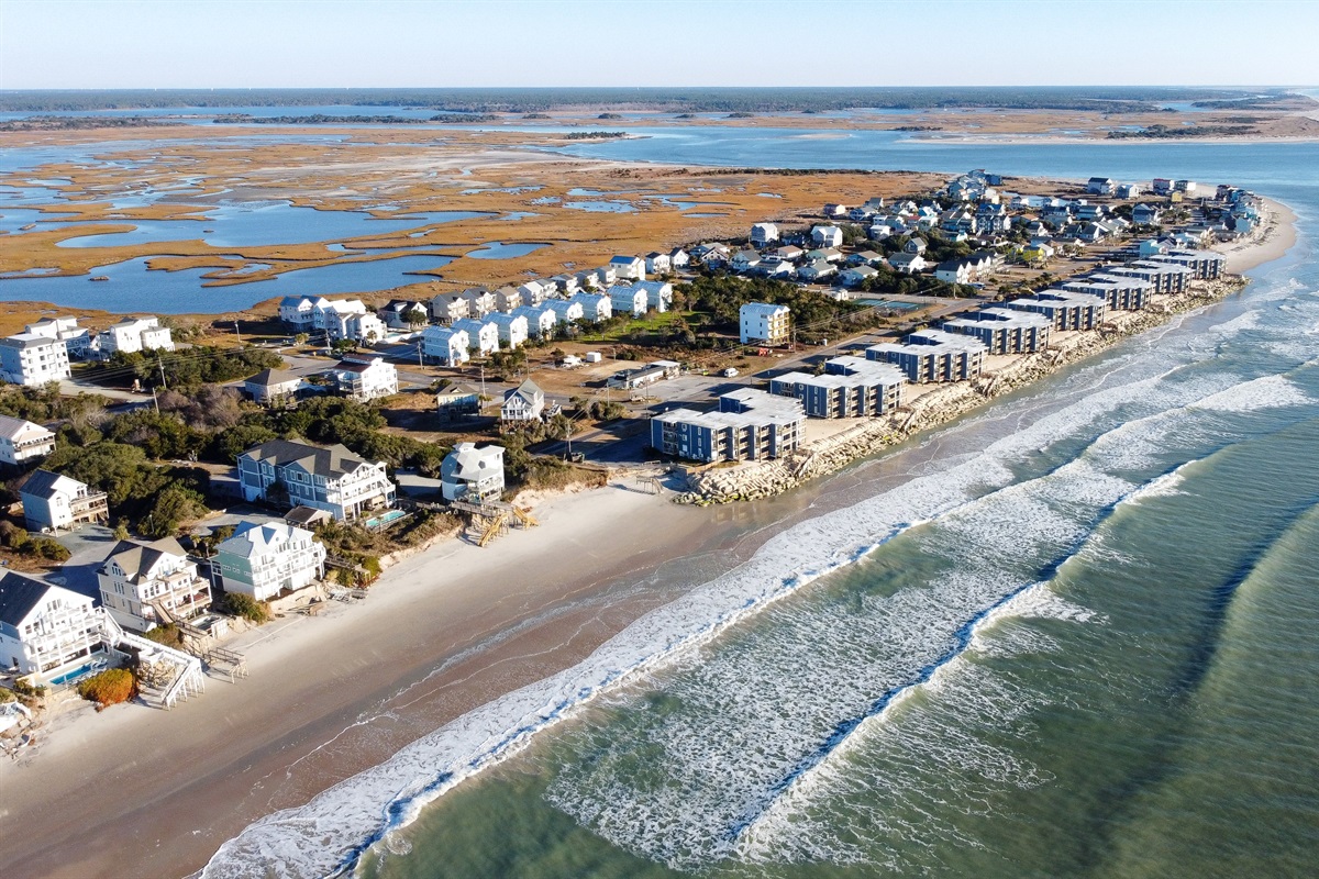 Topsail Reef and the inlet