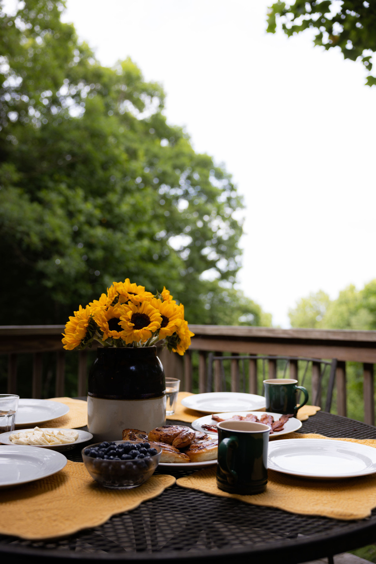 Breakfast among the trees is one of our favorite traditions at The Dala House.