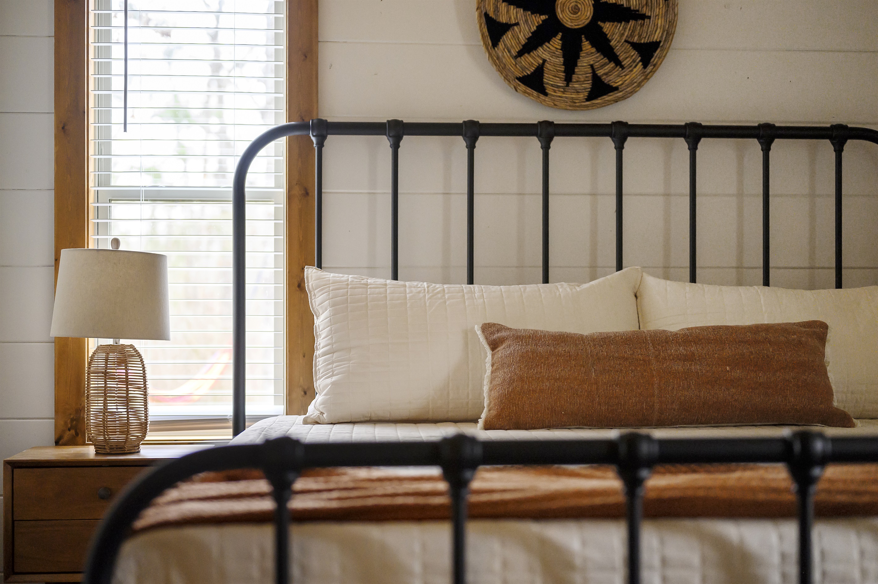 Experience ultimate comfort and serenity in our cozy bedroom retreat - your perfect haven for relaxation