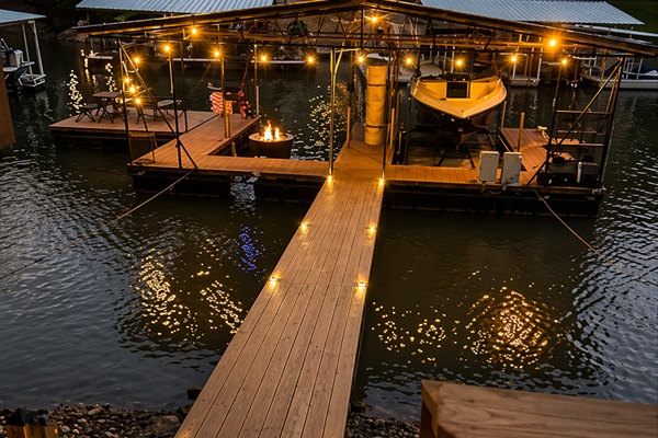 Nighttime Dock View
