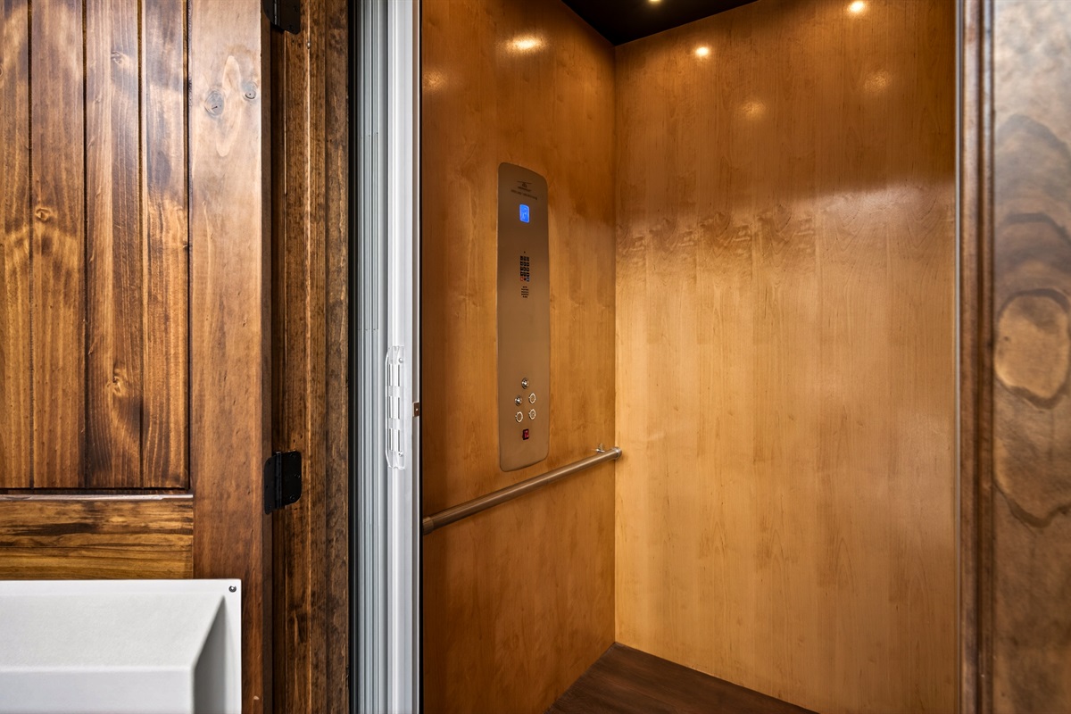 In-Home Elevator – Enjoy effortless access to every level with the spacious elevator, perfect for luggage & guests of all ages. A rare Smoky Mountain luxury that makes your stay comfortable, convenient, and accessible.