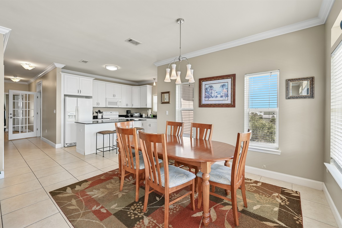 Dining Area #3 (Third Floor) – Seating for 6 + island seating for 3