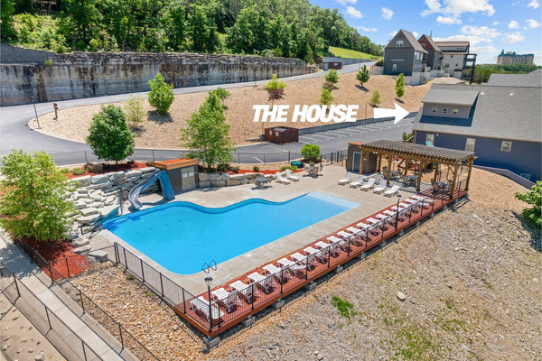 Outdoor pool. Literally right next to our lodge! Beach entry and lots of lounging space. Open from May through September (ask about exact dates.)