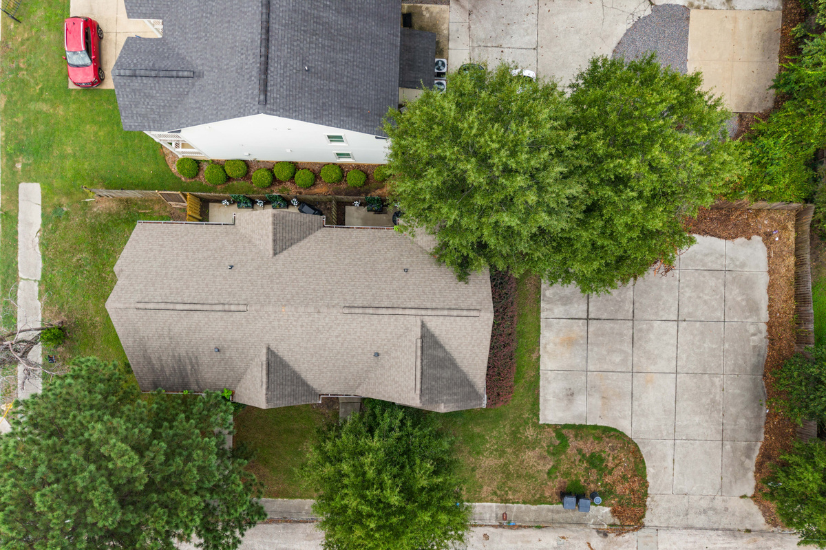 Aerial of Home / Driveway