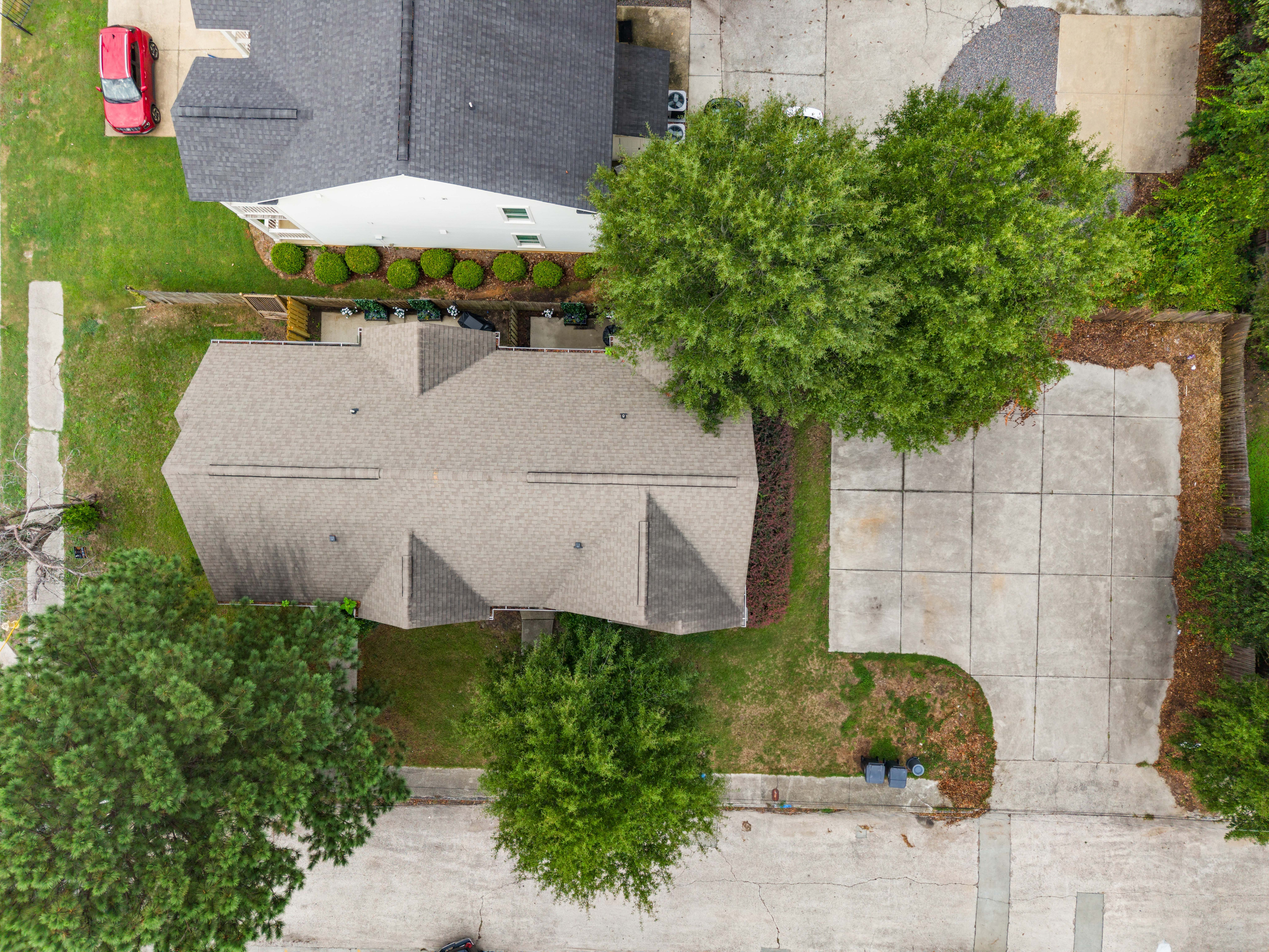Aerial of Home / Driveway