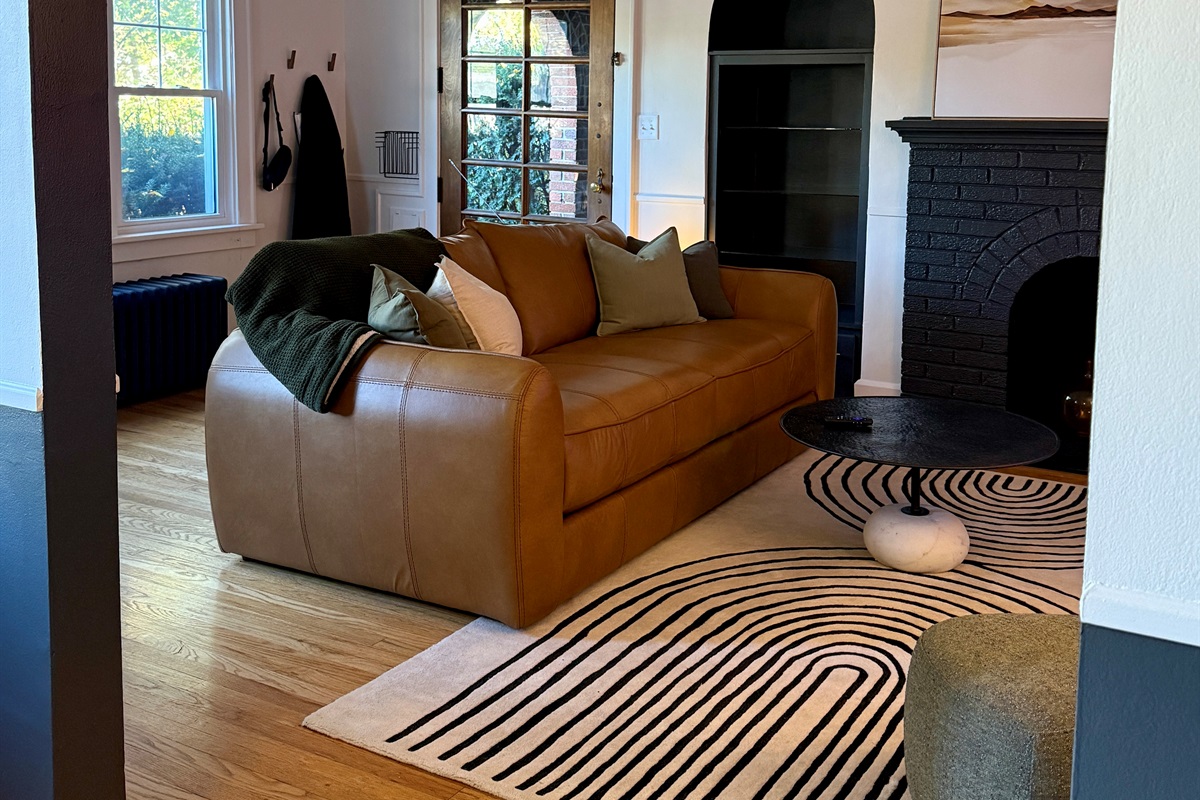 Original archways throughout the home bring a sense of calm and creativity to the space.