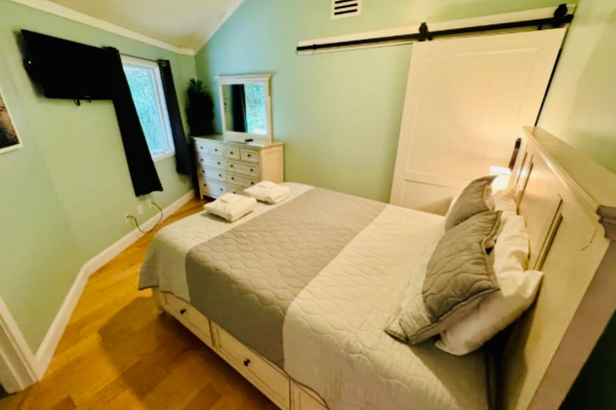 Bedroom with dresser