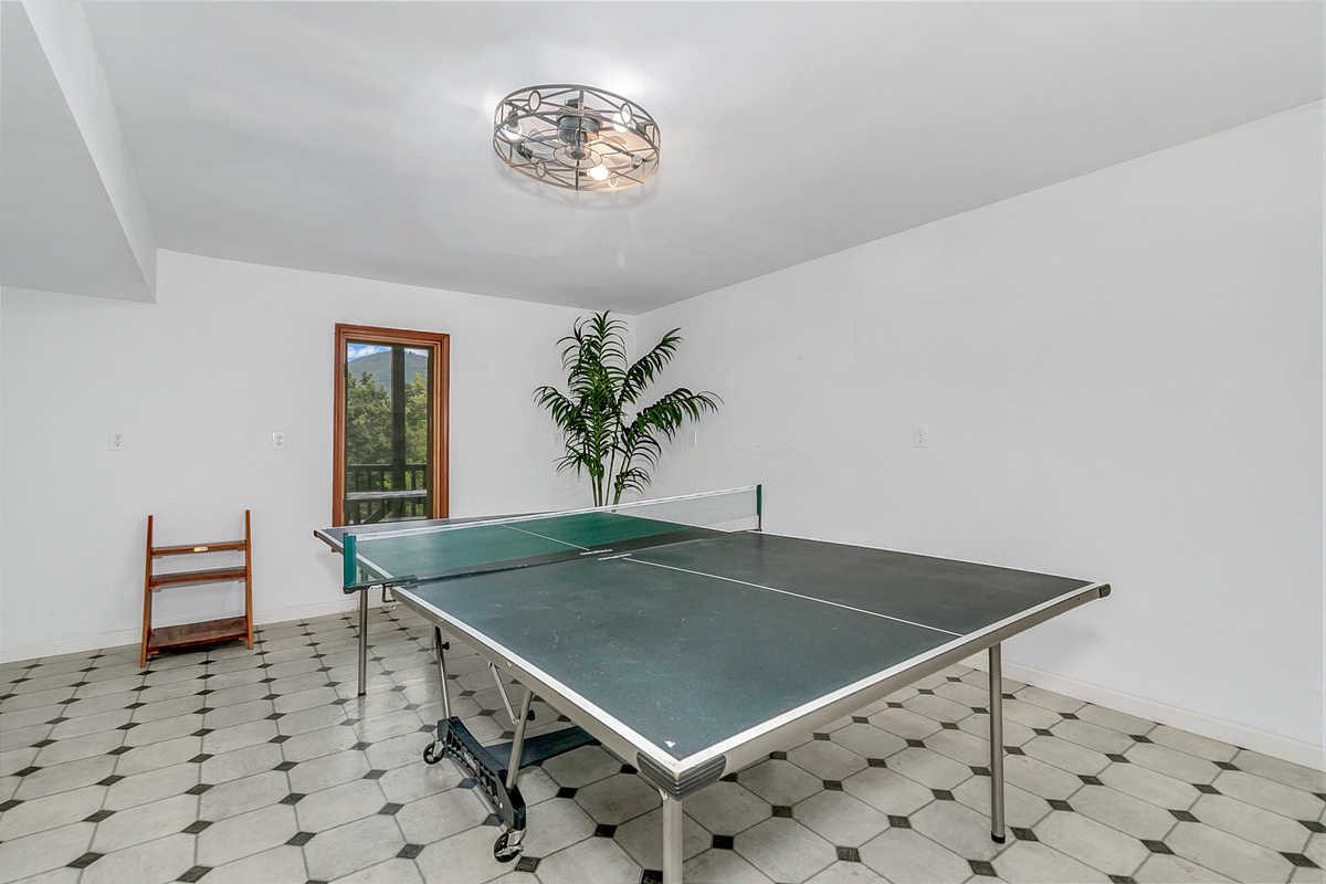 Basement Gameroom with Ping Pong Table