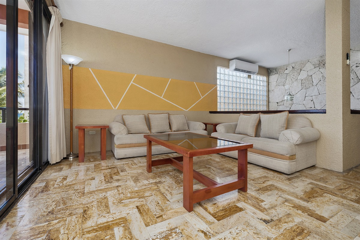 Living Room with Balcony