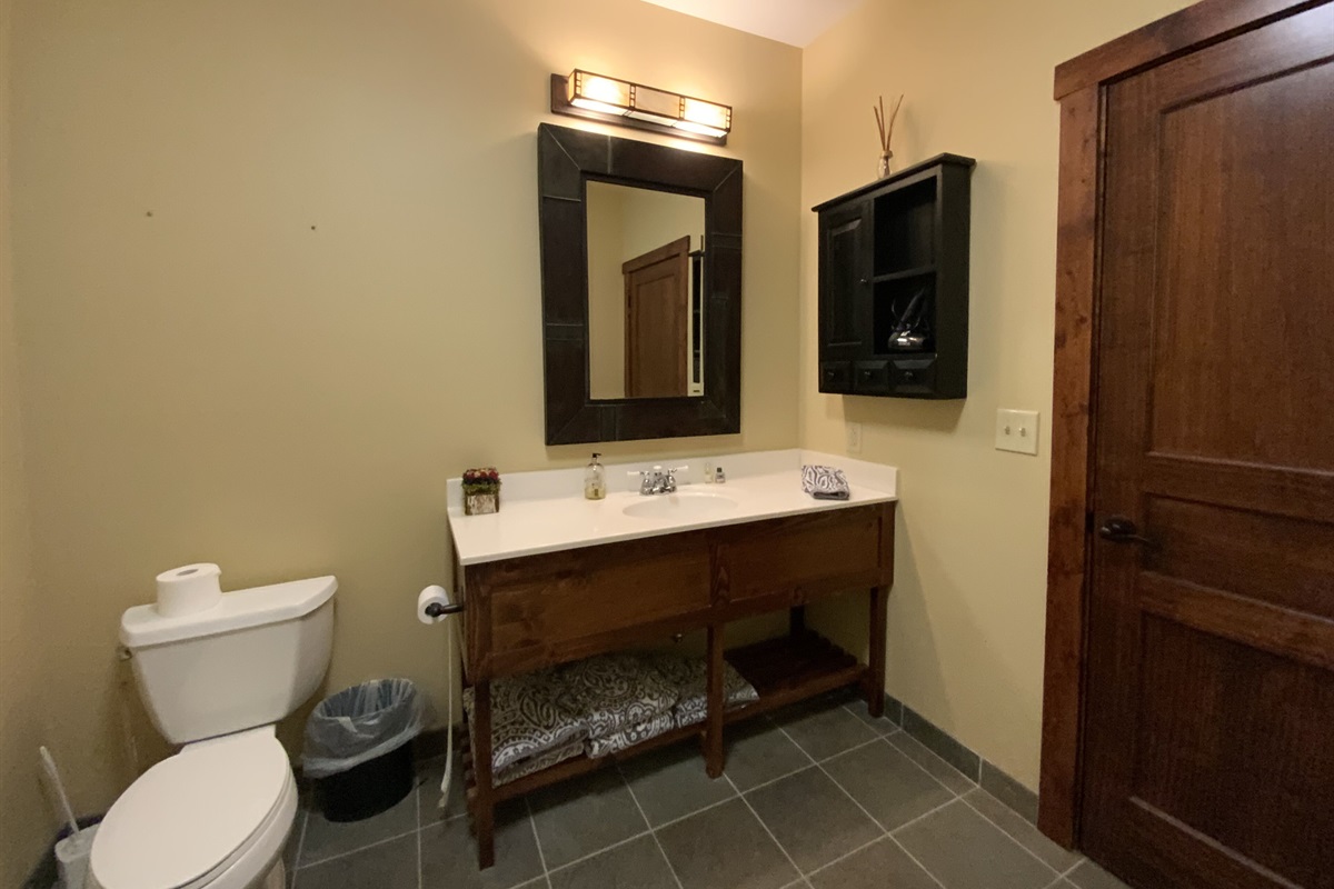 Large second bathroom