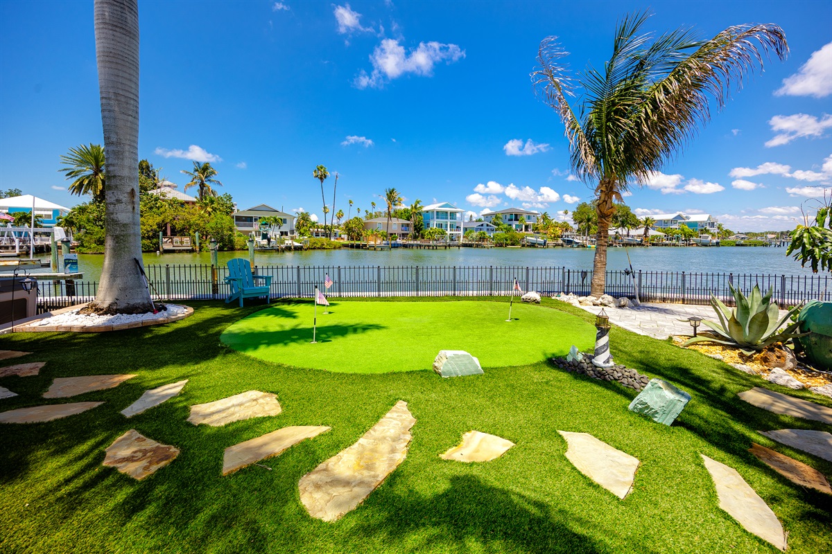 Practice your putting skills