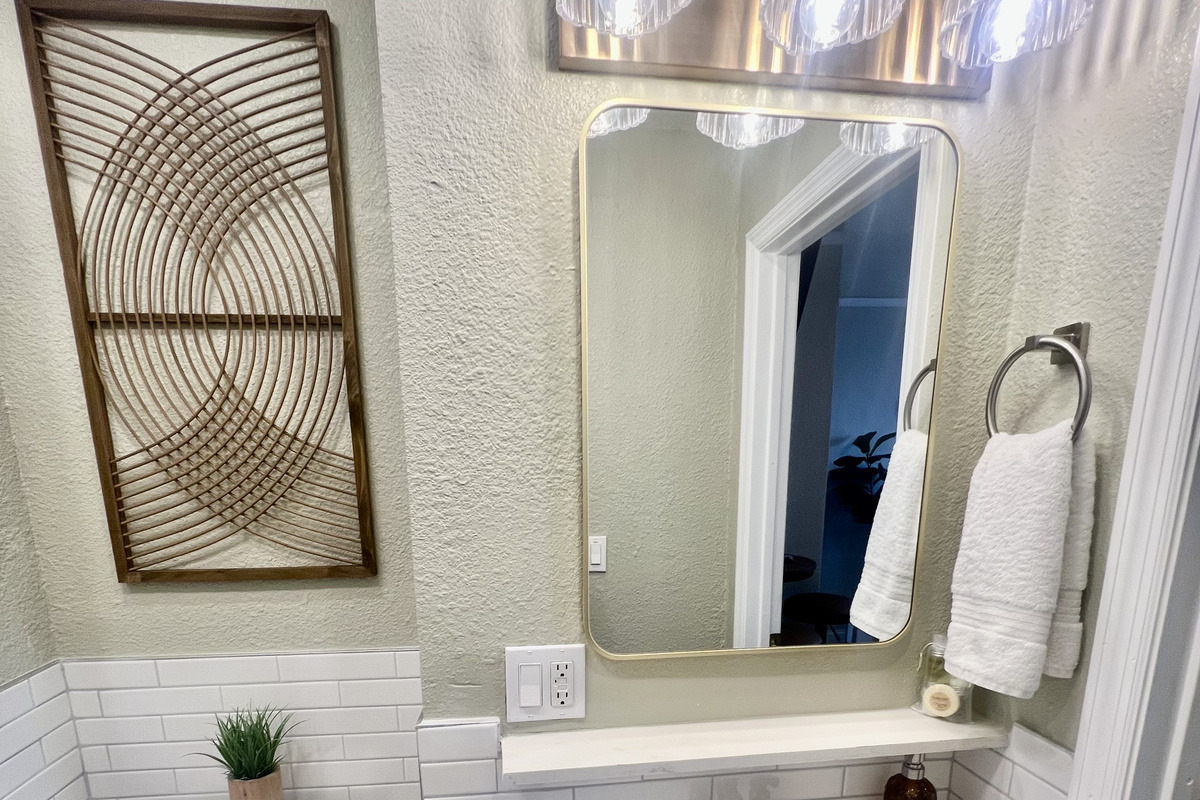 Refresh in your private and cozy, spa-like bathroom.
