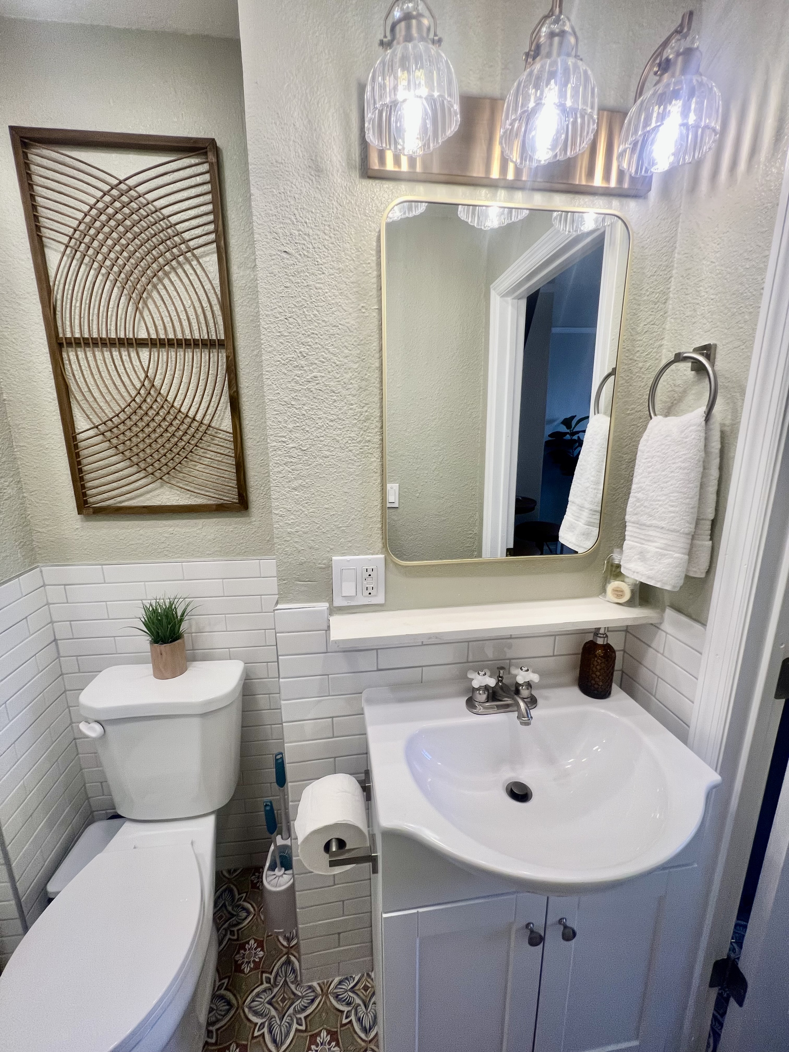 Refresh in your private and cozy, spa-like bathroom.