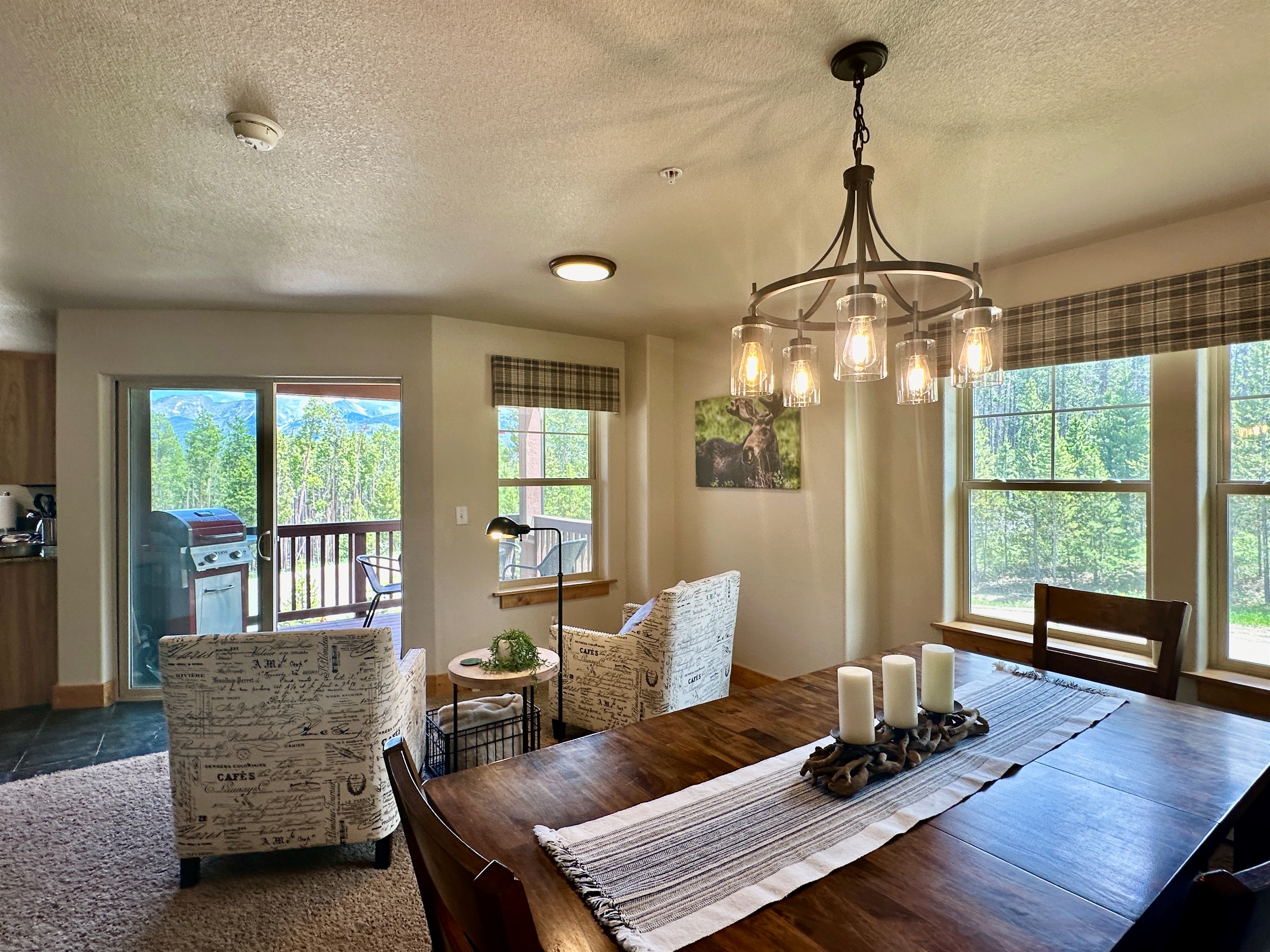 Mountain Views from Dining Area