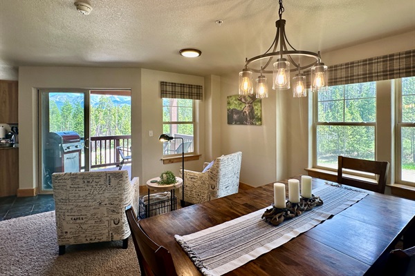 Mountain Views from Dining Area