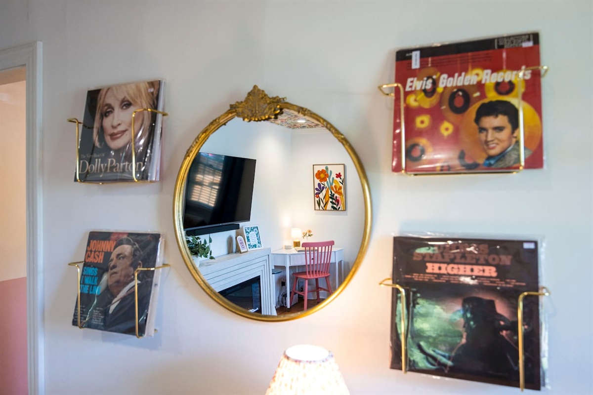 Let the good tunes roll! Pick an album, and set the soundtrack for your stay.