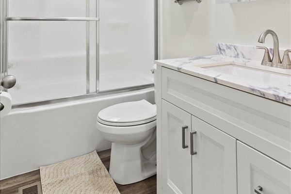 Spare bathroom vanity