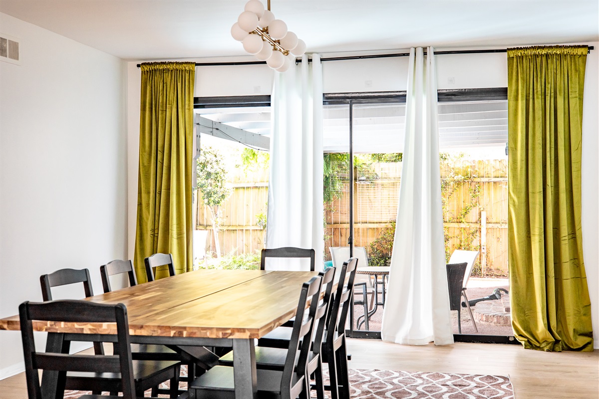 Dining Room with 8-12 person table