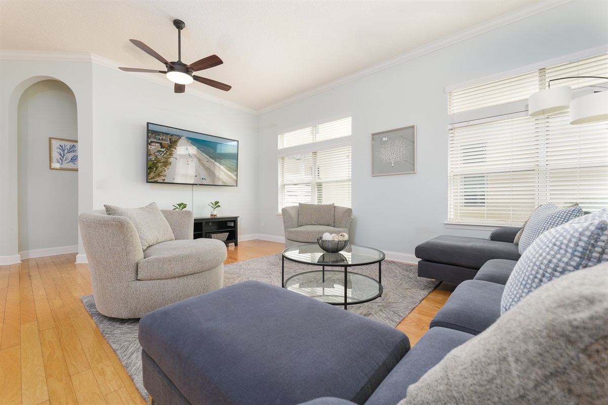 Plenty of seating and natural light