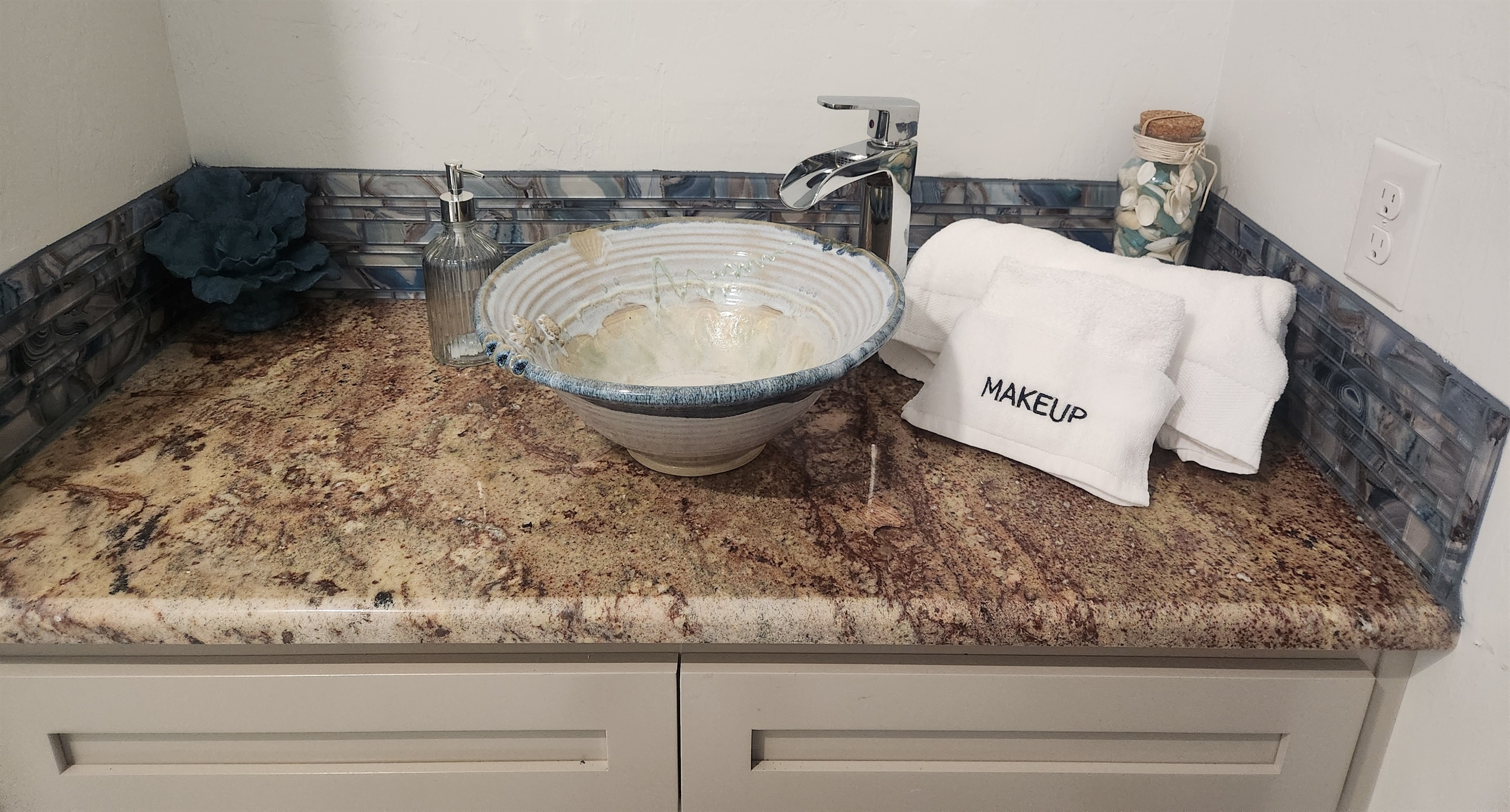 Custom vessel sink bath B