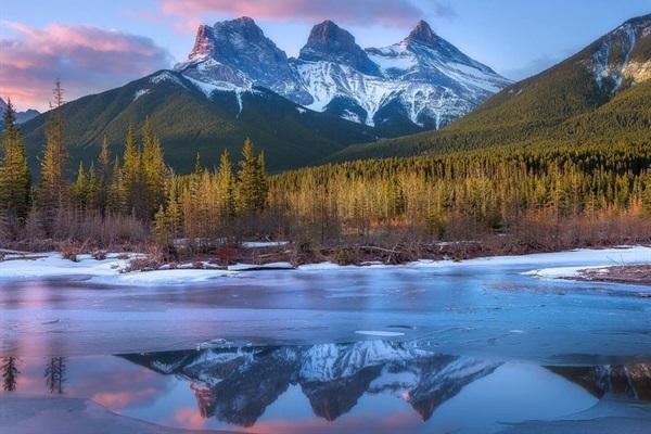 Canmore's famous Three Sisters!