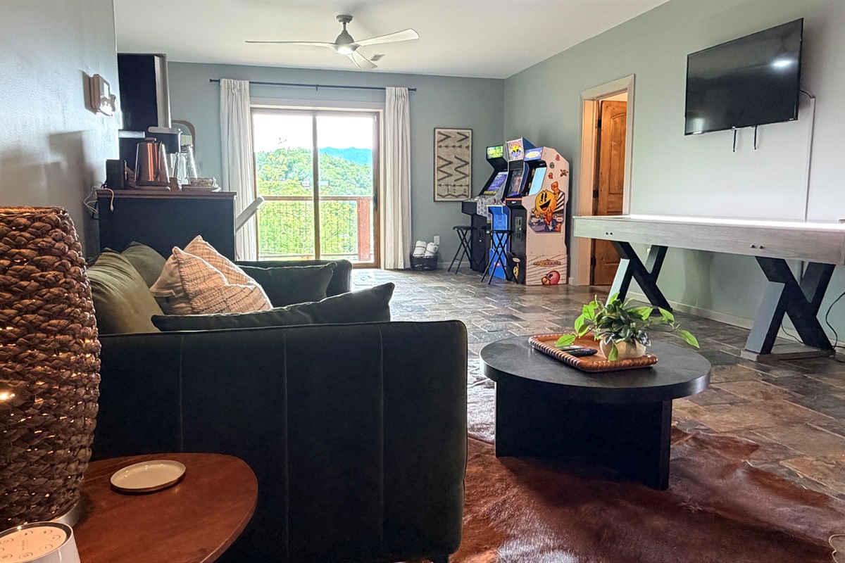 We call this the wellness room. Relax, have some fun, make a cup of tea, and let your worries melt away.