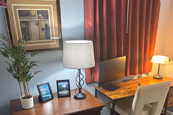 PC Desk with Monitor