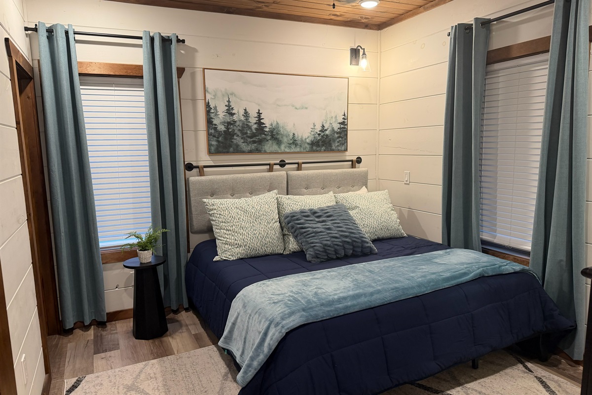 Master Bedroom with King bed on Main Level