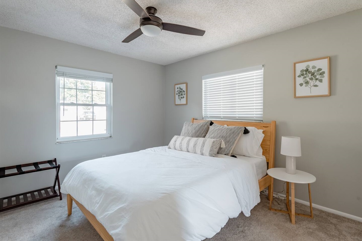 Primary bedroom with private full bath