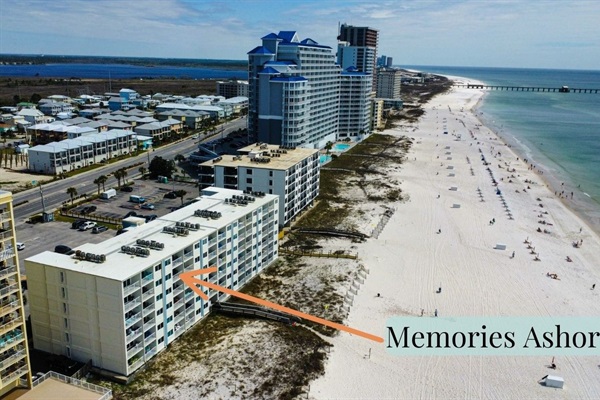 Memories Ashored Sits Directly on the Beach