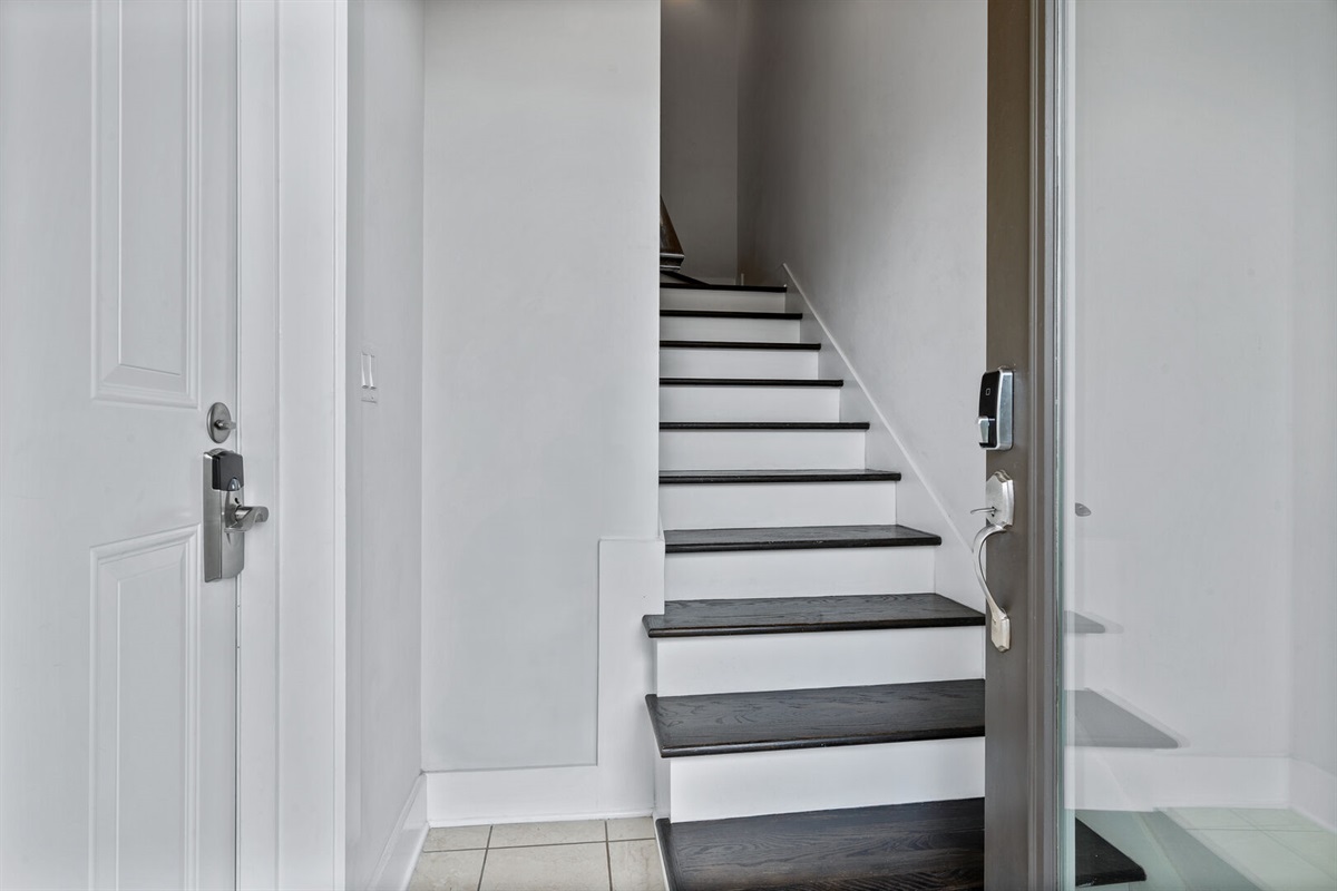 Keyless smart-lock entry for easy check-in.