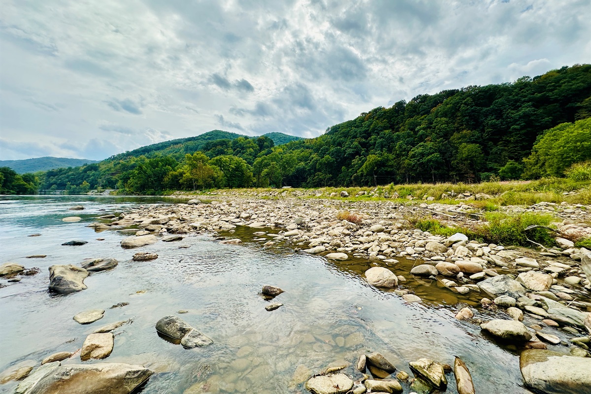French Broad River frontage.