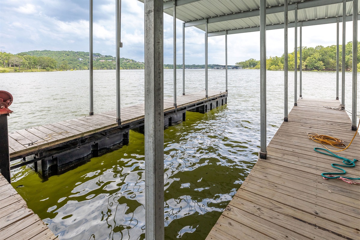 Boat slip included with rental!
