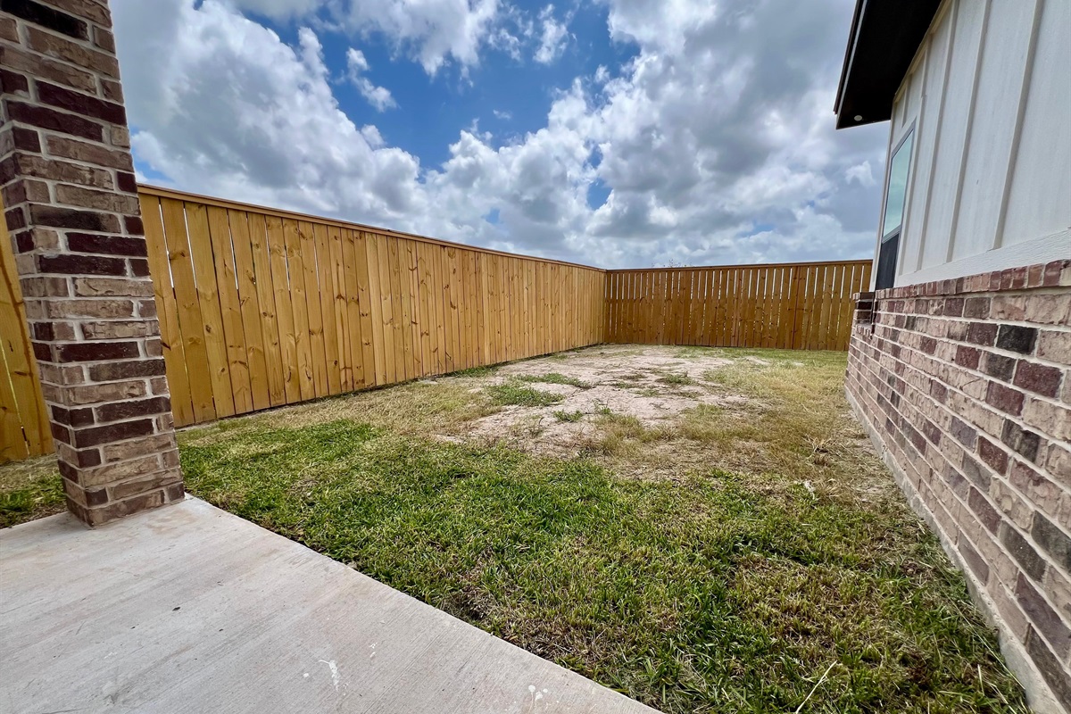 Small Private Yard