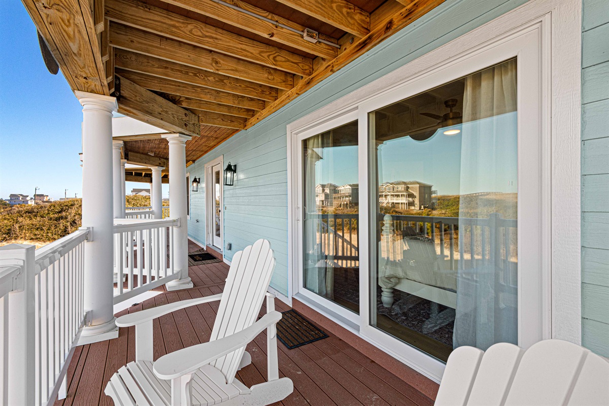 Relax outside your bedroom