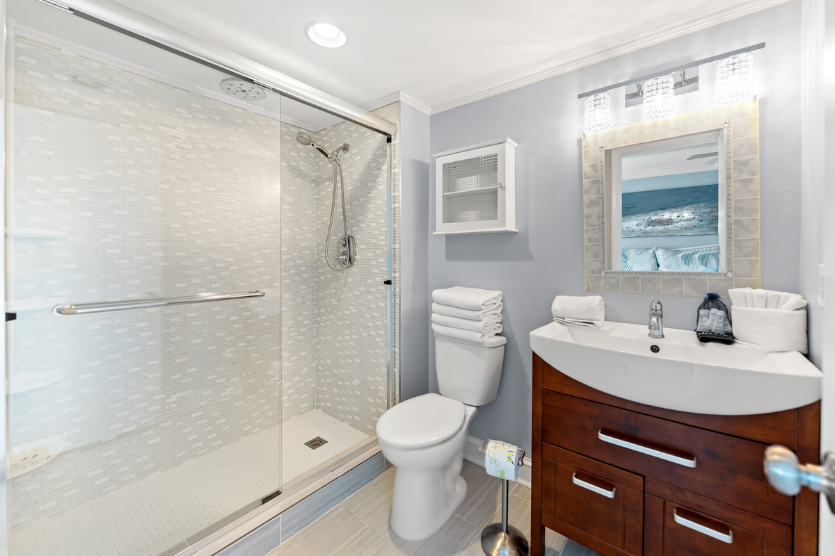 3rd lovely bathroom with a stand alone shower