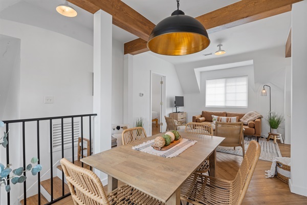 Upstairs Loft dining room!