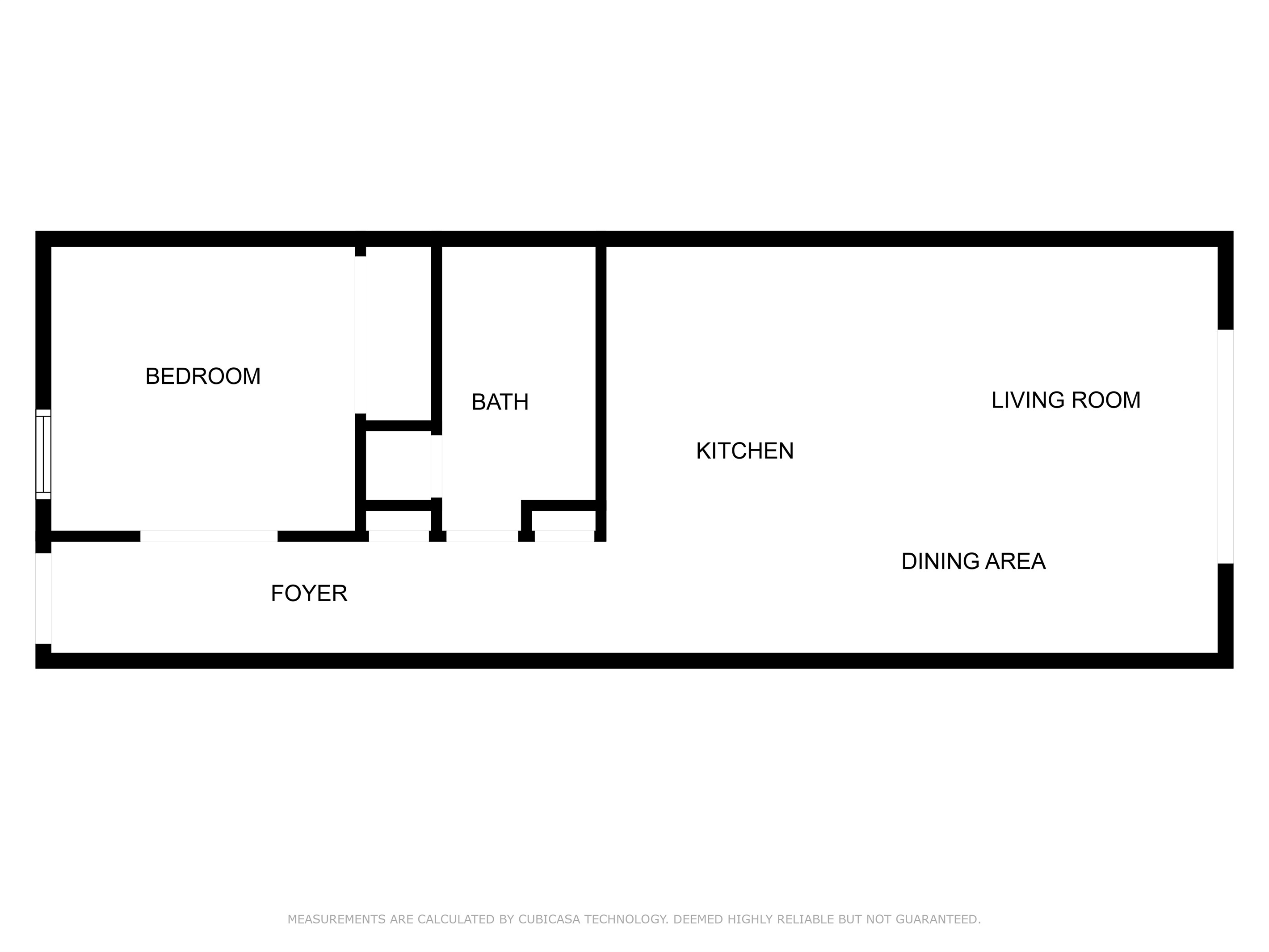 Floor Plan, Unit 109
