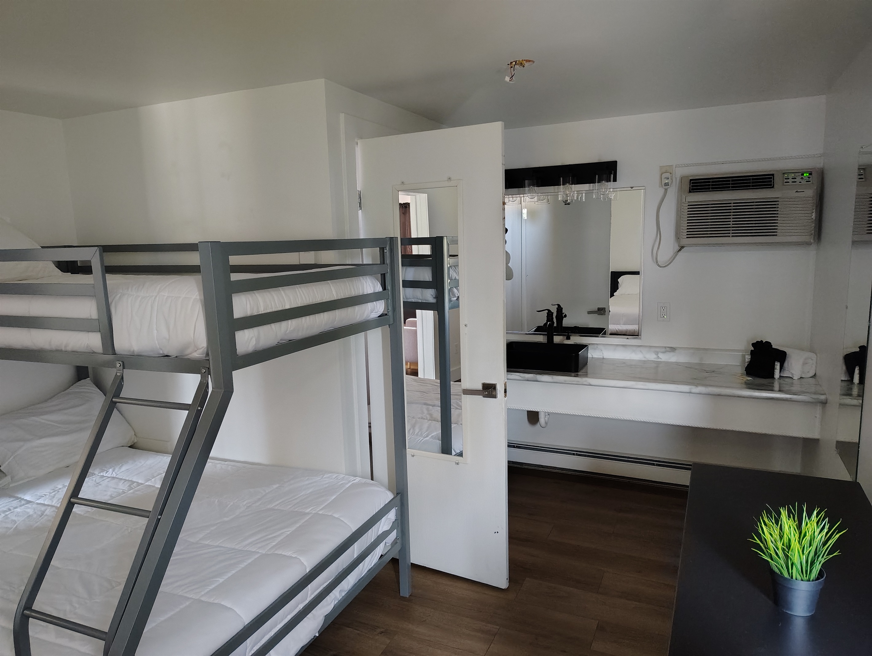 Bedroom & Bathroom to the Right